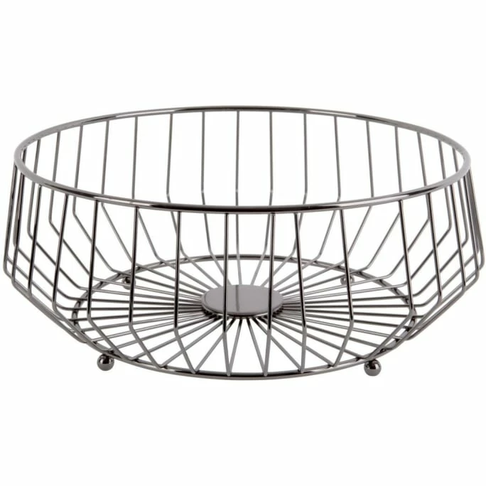 Best deal 💯 Present Time Linea Kink Large Obstkorb - Höhe 14,5 Cm - Ø 34 Cm - Gun Metal 🎁 3 Best deal 💯 Present Time Linea Kink Large Obstkorb - Höhe 14,5 Cm - Ø 34 Cm - Gun Metal 🎁