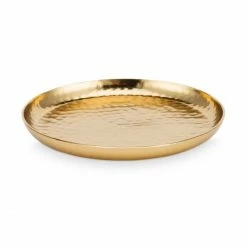Coupon ⌛ VTwonen Metal Plate Dekoteller - Ø 15 Cm - Höhe 1,5 Cm - Goldfarben 🎁