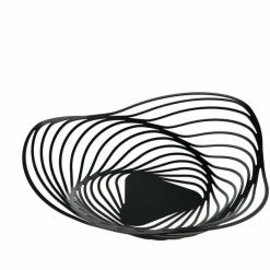 Cheap 🛒 Alessi TRINITY TISCHSCHMUCK-SCHALE - Ø 43 Cm - Höhe 10 Cm - Schwarz ⭐