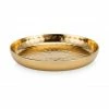Discount ✨ VTwonen Metal Plate Dekoteller - Ø 12 Cm - Höhe 1,5 Cm - Goldfarben 🎉