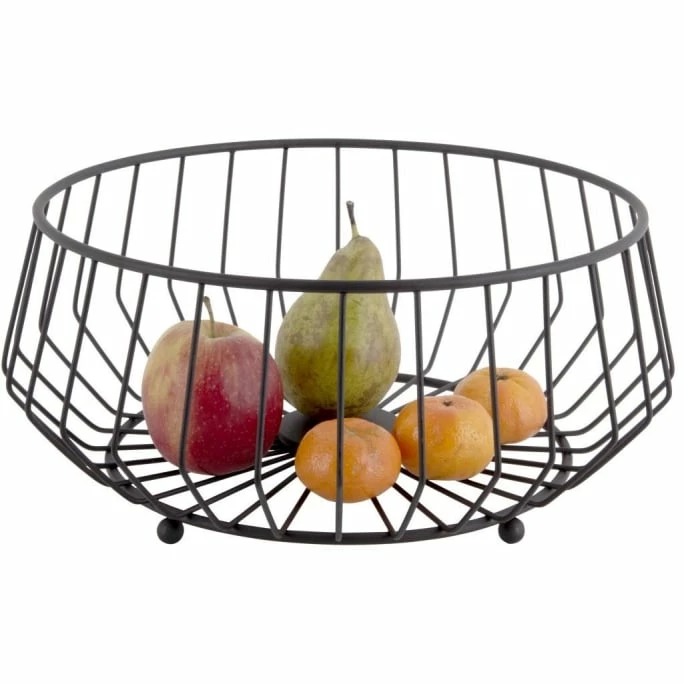 Buy 👍 Present Time Linea Kink Obstkorb - Höhe 14,5 Cm - Ø 30 Cm - Black 🔥 4 Buy 👍 Present Time Linea Kink Obstkorb - Höhe 14,5 Cm - Ø 30 Cm - Black 🔥 - Image 2