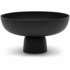 Buy 🎁 Riviera Maison Rivièra Maison East Village Schale - Ø 29 Cm - Höhe 15 Cm - Schwarz 🎁
