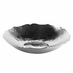 Promo ✔️ Fink Living Fink MERIBEL Schale L - ø 50 Cm - Vernickelt 🎉