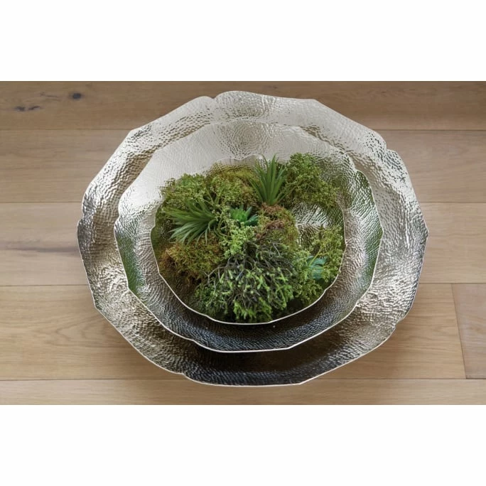 Promo ✔️ Fink Living Fink MERIBEL Schale L - ø 50 Cm - Vernickelt 🎉 6 Promo ✔️ Fink Living Fink MERIBEL Schale L - ø 50 Cm - Vernickelt 🎉 - Image 4