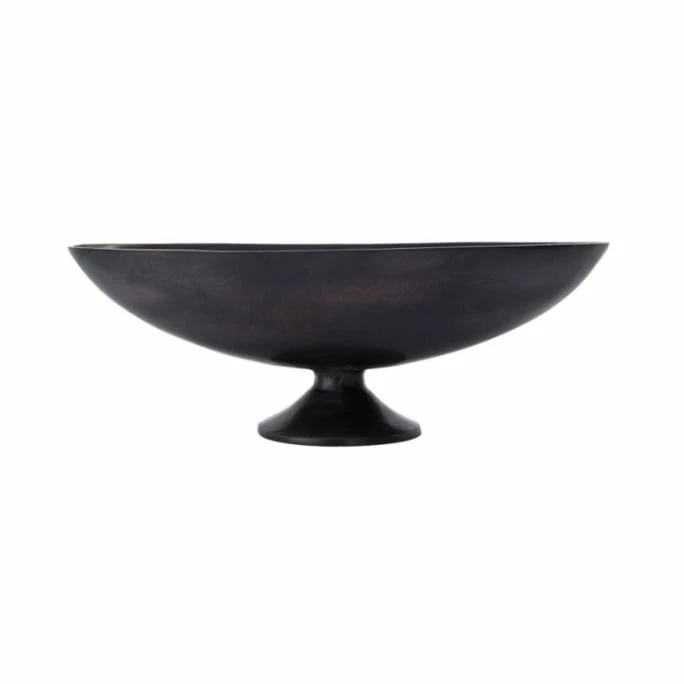 New 👏 House Doctor Foy Schale - 45x15x15 Cm - Browned Brass 😉 3 New 👏 House Doctor Foy Schale - 45x15x15 Cm - Browned Brass 😉