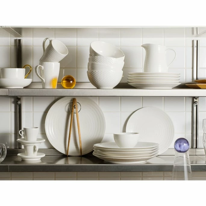 New 👏 Design House Stockholm Blond Müslischüssel - 300 Ml - Höhe 6,5cm - Ø 11 Cm - Weiß & Gestreift 👏 5 New 👏 Design House Stockholm Blond Müslischüssel - 300 Ml - Höhe 6,5cm - Ø 11 Cm - Weiß & Gestreift 👏 - Image 3