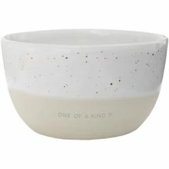 Promo 🔔 Eulenschnitt Steingut Schüssel - Ø Ca. 15 Cm - Höhe Ca. 8,5 Cm - One Of A Kind 😉