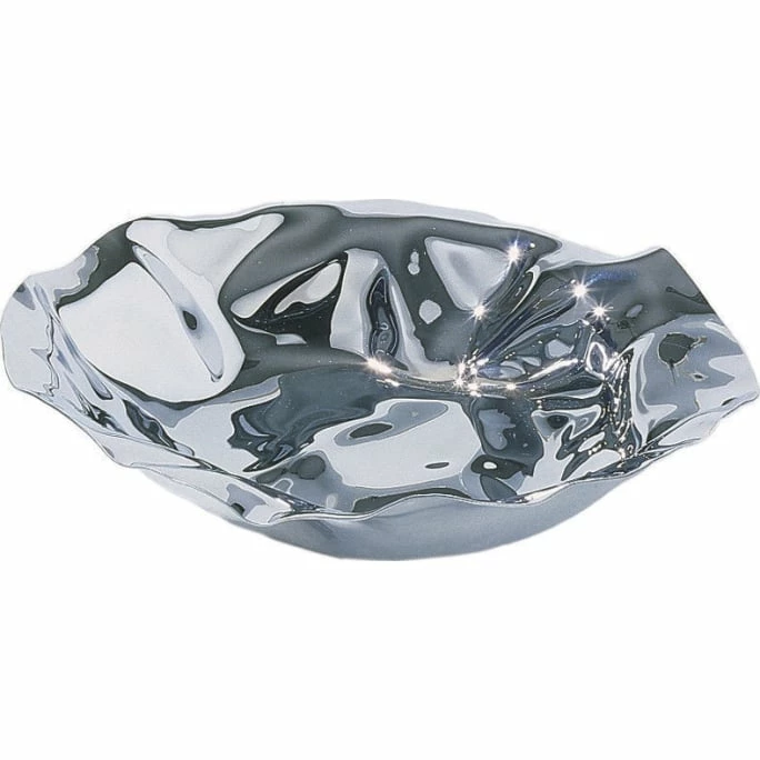 Promo 🧨 Alessi 90084 SARRIA SCHALE - Ø 27,5 Cm - H 6,5 Cm - Silber 🤩 3 Promo 🧨 Alessi 90084 SARRIA SCHALE - Ø 27,5 Cm - H 6,5 Cm - Silber 🤩