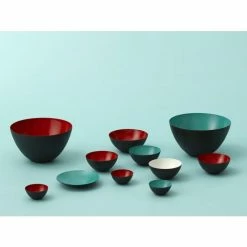 Brand new 🔔 Normann Copenhagen Krenit Schüssel - Ø 25 Cm - 3,5 Liter - Red 🎁 -Rosendahl-Shop unnamed file 1291