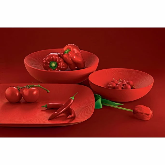 Wholesale 🛒 Alessi DOUBLE Schale - ø 25 Cm - Höhe 7,3 Cm - Rot 🥰 5 Wholesale 🛒 Alessi DOUBLE Schale - ø 25 Cm - Höhe 7,3 Cm - Rot 🥰 - Image 3
