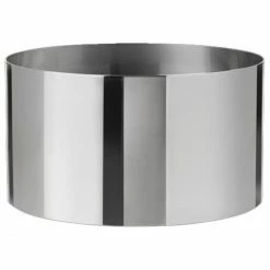 Budget 🔥 Stelton AJ Salatschüssel Designed By Arne Jacobsen - 25 X 25 Cm - H 14 Cm - Stahl Poliert ❤️