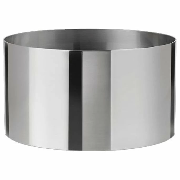 Budget 🔥 Stelton AJ Salatschüssel Designed By Arne Jacobsen - 25 X 25 Cm - H 14 Cm - Stahl Poliert ❤️ 3 Budget 🔥 Stelton AJ Salatschüssel Designed By Arne Jacobsen - 25 X 25 Cm - H 14 Cm - Stahl Poliert ❤️