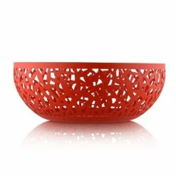 Best deal 😉 Alessi CACTUS! Obstschale XXL - Ø 29 Cm - Höhe 10,8 Cm - Rot 🧨