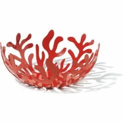 Budget 🤩 Alessi ESI01/21 MEDITERRANEO OBSTSCHALE - Ø 21 Cm - H 9,5 Cm - Rot 👏