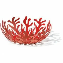 Brand new ⌛ Alessi ESI01/29 MEDITERRANEO OBSTSCHALE - Ø 29 Cm - H 10,8 Cm - Rot 👍