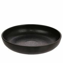 Brand new 👏 HK Living Kyoto Ceramics Teller - 21,5 X 21,5 X 4,8 Cm - Black 🔥