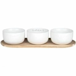 Cheapest 🎁 Räder DINING Breakfast Schalen-Set - Gemeinsam Schmeckts Am Beste - 30x12x1 Cm - Weiß/braun 🔔