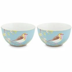 Hot Sale ⭐ Pip Studio Early Bird Schale 2er-Set - 2 X Ø 15 Cm - Blue 🥰