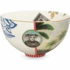 Hot Sale 🤩 PiP Studio Heritage Palm Schale - Ø 15 Cm - Palm White ❤️
