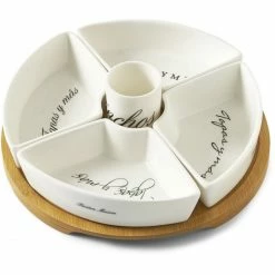 Deals 🌟 Riviera Maison Rivièra Maison Tapas Y Más Partyplatte - 6-teilig - Ø 22 Cm - Höhe 7 Cm - Weiß 💯