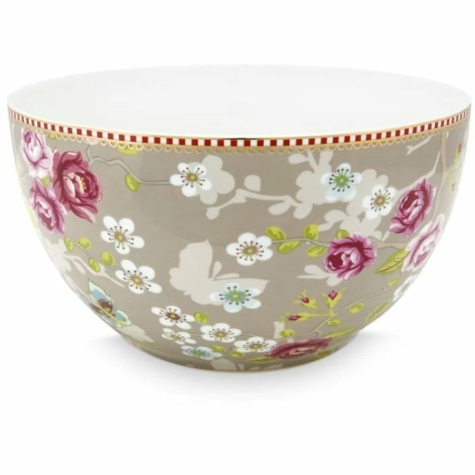 Hot Sale 😍 Pip Studio Chinese Rose Schale - Ø 18 Cm - Khaki ⭐ 3 Hot Sale 😍 Pip Studio Chinese Rose Schale - Ø 18 Cm - Khaki ⭐