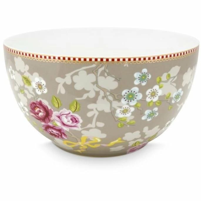 Hot Sale 😍 Pip Studio Chinese Rose Schale - Ø 18 Cm - Khaki ⭐ 4 Hot Sale 😍 Pip Studio Chinese Rose Schale - Ø 18 Cm - Khaki ⭐ - Image 2