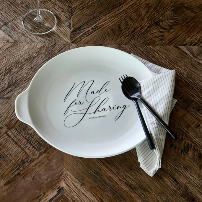 Top 10 😀 Riviera Maison Rivièra Maison Made For Sharing Servierteller - 24x29,5x3 Cm - Weiß ❤️ 4 Top 10 😀 Riviera Maison Rivièra Maison Made For Sharing Servierteller - 24x29,5x3 Cm - Weiß ❤️ - Image 2