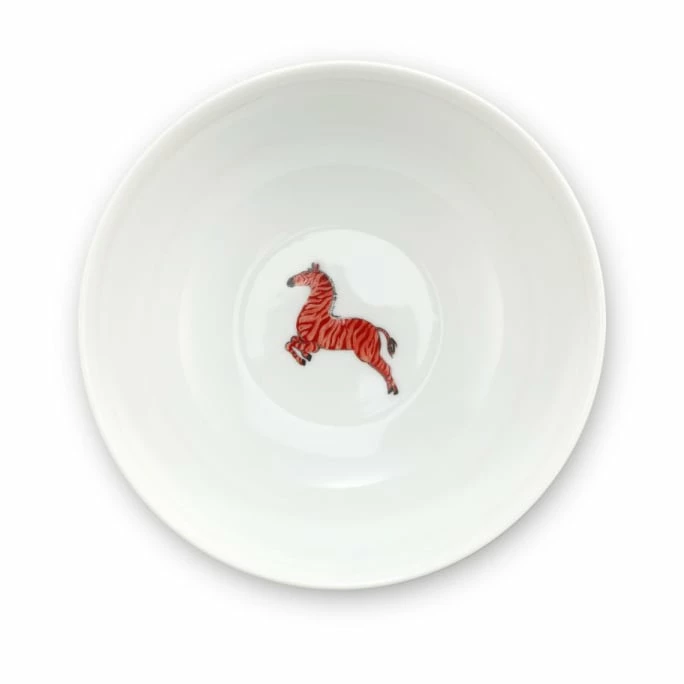 Promo ⌛ Fabienne Chapot Zebra Schale - Ø 15 Cm - Rot 😀 4 Promo ⌛ Fabienne Chapot Zebra Schale - Ø 15 Cm - Rot 😀 - Image 2