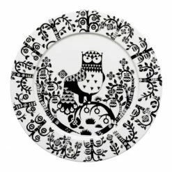 Coupon 🔔 Iittala Taika Teller - Ø 30 Cm - Schwarz - Pfau ❤️