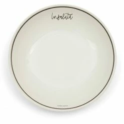 Promo 😉 Riviera Maison Rivièra Maison La Dolce Vita Salatschüssel - Ø 25,5 Cm - Höhe 5 Cm - Weiß 🎉