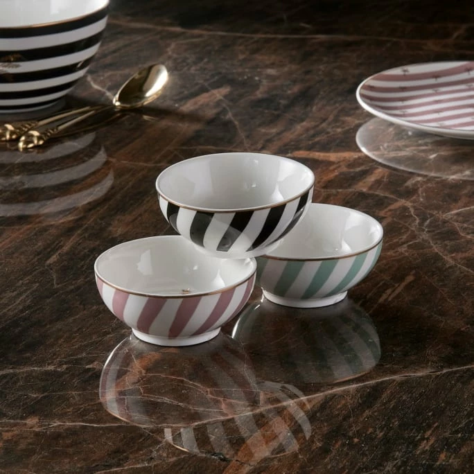 New 👍 Riviera Maison Rivièra Maison Palm Breeze Snackschalen - 3er-Set - 3er-Set - Ø 8 Cm - Höhe 3,5 Cm - Weiß ✔️ 4 New 👍 Riviera Maison Rivièra Maison Palm Breeze Snackschalen - 3er-Set - 3er-Set - Ø 8 Cm - Höhe 3,5 Cm - Weiß ✔️ - Image 2