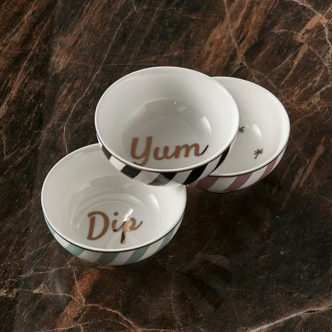 New 👍 Riviera Maison Rivièra Maison Palm Breeze Snackschalen - 3er-Set - 3er-Set - Ø 8 Cm - Höhe 3,5 Cm - Weiß ✔️ 5 New 👍 Riviera Maison Rivièra Maison Palm Breeze Snackschalen - 3er-Set - 3er-Set - Ø 8 Cm - Höhe 3,5 Cm - Weiß ✔️ - Image 3