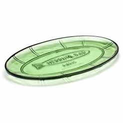 Best Sale 🎉 Serax Fish'n'Fish Schale Oval Flach Klein - 31x17 Cm - Höhe 2 Cm - Grün 🛒