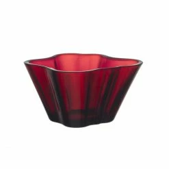 Hot Sale 🔔 Iittala ALVAR AALTO Schale - Ø 7,5 Cm - Cranberry 💯