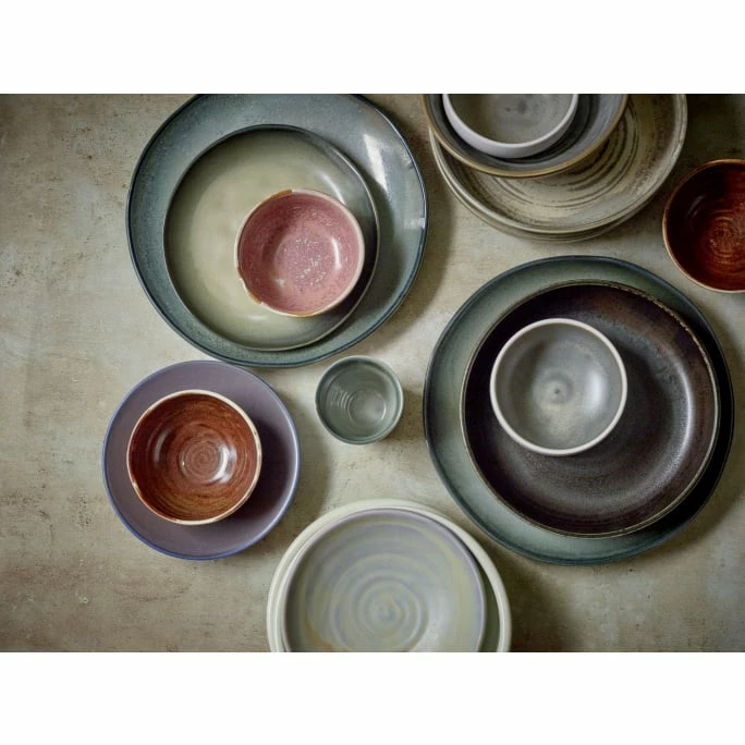 Best Sale ✔️ HK Living Chef Ceramics Bowl Keramikschüssel - Ø 17,5 Cm - 11x11x5 Cm - White/green ✨ 6 Best Sale ✔️ HK Living Chef Ceramics Bowl Keramikschüssel - Ø 17,5 Cm - 11x11x5 Cm - White/green ✨ - Image 4