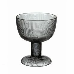 Outlet 😍 Iittala Miranda Schale Auf Fuß - Höhe 14,5 Cm - Grey 🎁