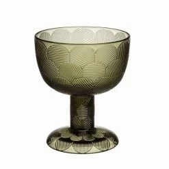 Promo 🌟 Iittala Miranda Schale Auf Fuß - Höhe 14,5 Cm - Moss Green 😉