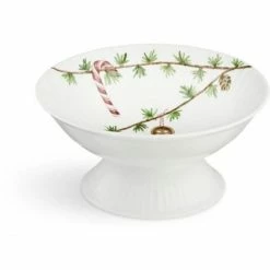 Rosendahl-Shop 32 Coupon 👍 Kähler Design 🔨 Hammershøi Weihnachtsschale Auf Fuß - ø 16 Cm - Höhe 7,5 Cm - Weiss ⌛