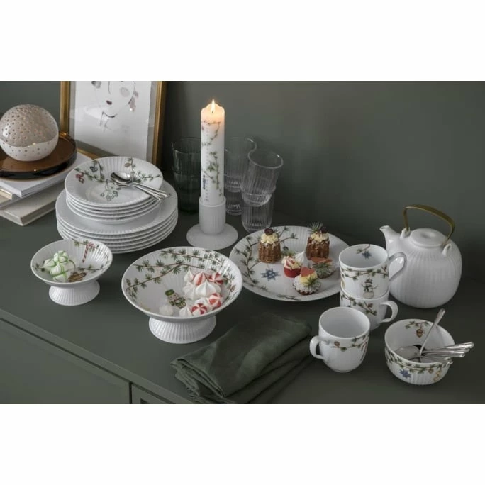 Coupon 👍 Kähler Design 🔨 Hammershøi Weihnachtsschale Auf Fuß - ø 16 Cm - Höhe 7,5 Cm - Weiss ⌛ 4 Coupon 👍 Kähler Design 🔨 Hammershøi Weihnachtsschale Auf Fuß - ø 16 Cm - Höhe 7,5 Cm - Weiss ⌛ - Image 2