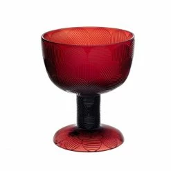 Wholesale 😉 Iittala Miranda Schale Auf Fuß - Ø 12,5 Cm - Höhe 14,5 Cm - Cranberry 🧨