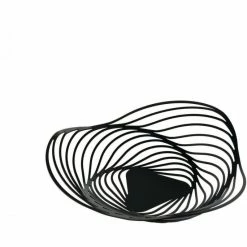 New 😀 Alessi TRINITY Obstschale - Ø 33 Cm - Höhe 8 Cm - Schwarz 🥰