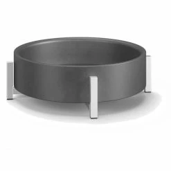 New 🤩 ZACK PERTO Schale - Ø 28,6 Cm - Höhe 8 Cm - Dunkelgrau 👍