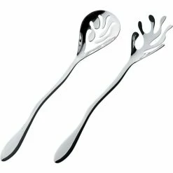 Cheap ⌛ Alessi ESI16SET MEDITERRANEO SALATBESTECK - 27,5 Cm - Silber 🔔