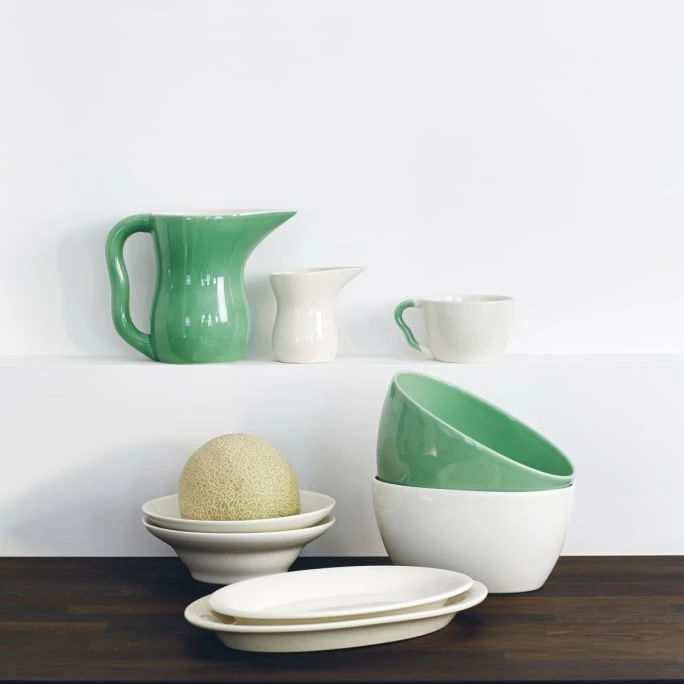 Buy 🛒 Kähler Design Kähler Ursula Schüssel Oval - Ø 21 Cm - Höhe 10 Cm - Light Green 🔥 4 Buy 🛒 Kähler Design Kähler Ursula Schüssel Oval - Ø 21 Cm - Höhe 10 Cm - Light Green 🔥 - Image 2