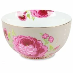 Outlet 🥰 Pip Studio Big Flower Schale - Ø 12 Cm - Khaki ✨