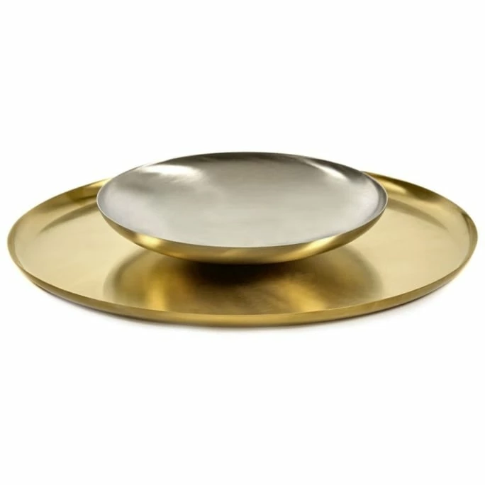 Best Sale 💯 Serax Table Accessoires Schüssel M - Ø 22,5 Cm - Höhe 3,5 Cm - Silberfarbig 🤩 5 Best Sale 💯 Serax Table Accessoires Schüssel M - Ø 22,5 Cm - Höhe 3,5 Cm - Silberfarbig 🤩 - Image 3