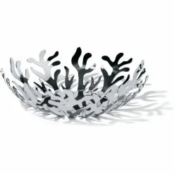Wholesale 👏 Alessi ESI01/29 MEDITERRANEO OBSTSCHALE - Ø 29 Cm - H 10,8 Cm - Silber 🧨