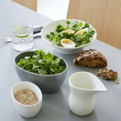 Discount 🔔 Kähler Design Kähler Ursula Schüssel Oval - Ø 21 Cm - Höhe 10 Cm - Grey ✔️ -Rosendahl-Shop unnamed file 415