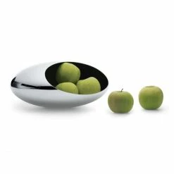 Best Pirce 🎉 Philippi Cocoon Fruchtschale - ø 30 Cm - Silberfarben 😉