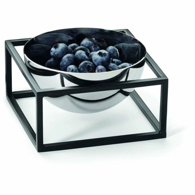 Budget 🛒 Philippi Solo Schale Mit Ständer - S Ø 13 Cm - Höhe 7,5 Cm - Schwarz/silberfarben 👍 3 Budget 🛒 Philippi Solo Schale Mit Ständer - S Ø 13 Cm - Höhe 7,5 Cm - Schwarz/silberfarben 👍